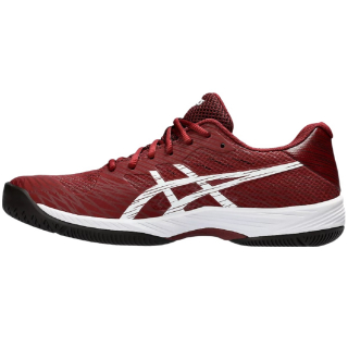  1041A337-600Asics Men's Gel-Game 9 Tennis Shoes (Antique Red/White) - Left