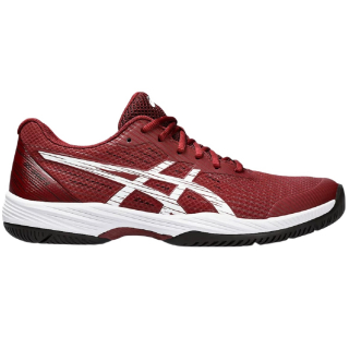 1041A337-600 Asics Men's Gel-Game 9 Tennis Shoes (Antique Red/White)