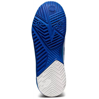 1041A345-960 Asics Men's Gel-Resolution 8 Tennis Shoes (White/Tuna Blue)