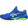 1041A363-400 Asics Men's Court FF 3 Tennis Shoes (Tuna Blue Rev/White) - Left