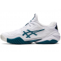 1041A370-101 Asics Mens Court FF 3 Tennis Shoes (White Gris Blue) b