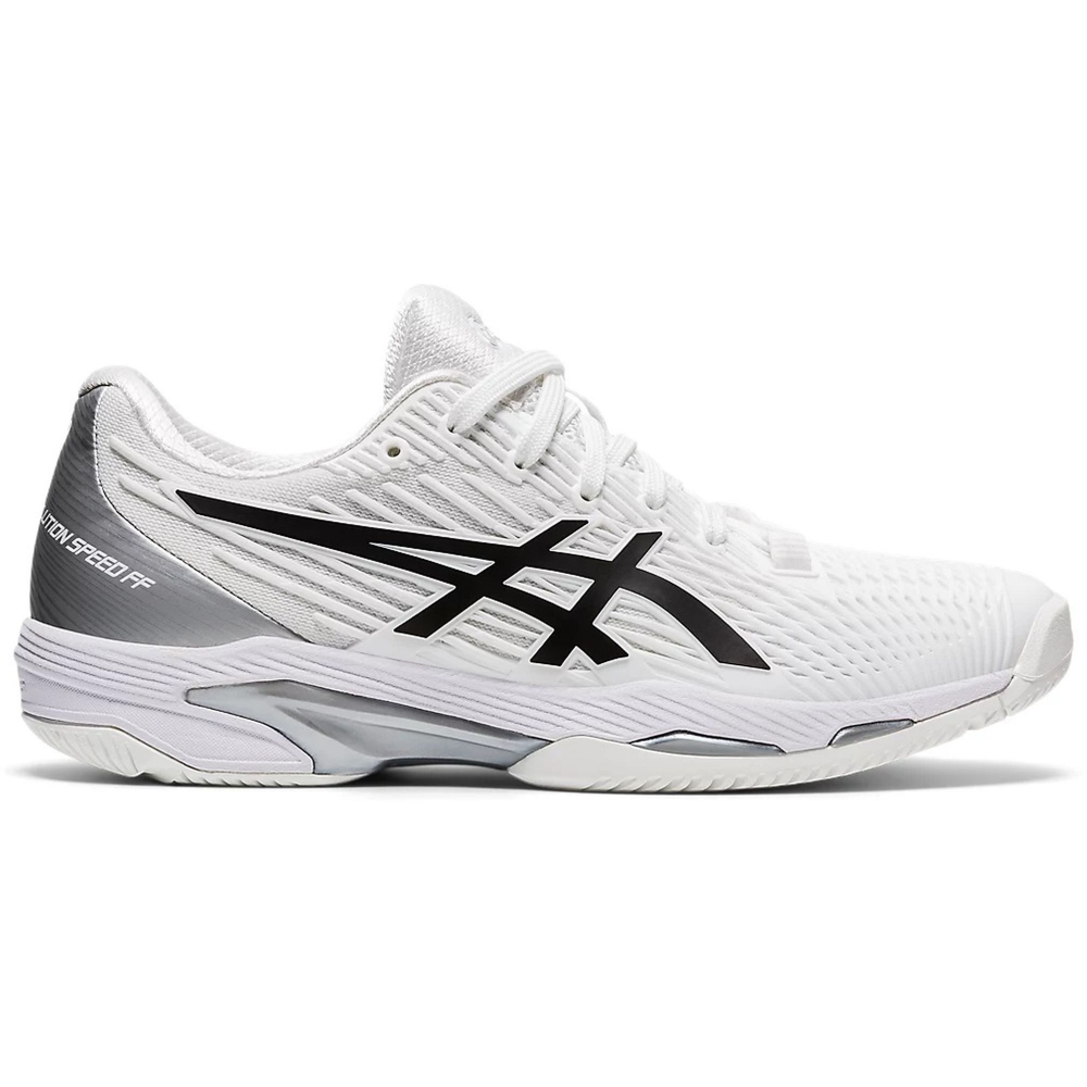 1042A136-100 Asics Women's Solution Speed FF 2 Tennis Shoes (White/Black)