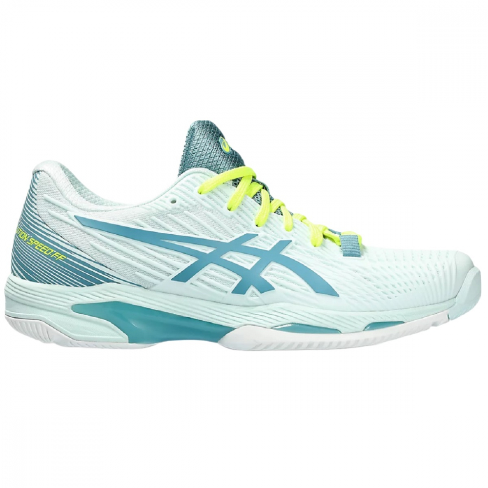 1042A136-405 Asics Women's Solution Speed FF 2 Tennis Shoes (Soothing Sea/Gris Blue)