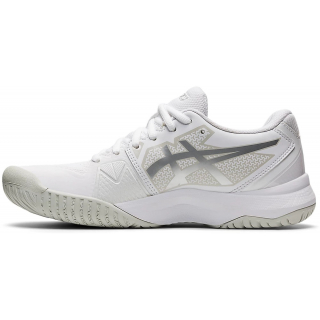  1042A164-100 Asics Women's Gel Challenger 13 Tennis Shoes (White/Pure Silver)