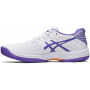 1042A197-105 Asics Women's Solution Swift FF Tennis Shoes (White/Amethyst)