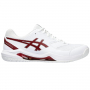 1041A408-100 Asics Men's Gel-Dedicate 8 Tennis Shoes (White/Antique Red)