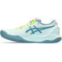 1042A208-400 Asics Women's Gel-Resolution 9 Tennis Shoes (Soothing Sea//Gris Blue) - Left