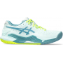 1042A226-400 Asics Women's Gel Resolution 9 Wide Tennis Shoes (Soothing Sea Gris Blue) a