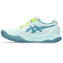 1042A226-400 Asics Women's Gel Resolution 9 Wide Tennis Shoes (Soothing Sea Gris Blue) b