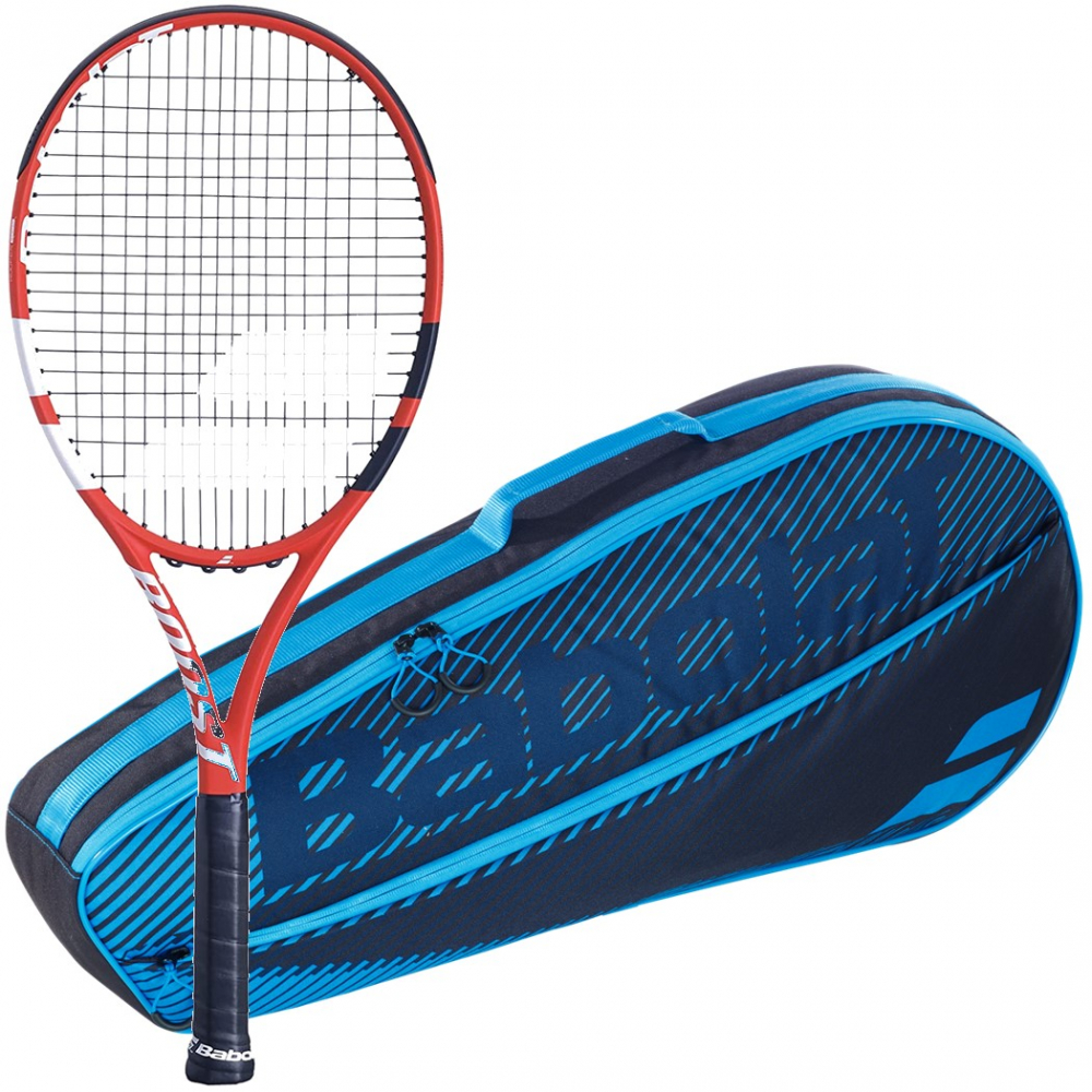 121210-313-751202-146-BNDL Babolat Boost Strike + Blue Club Bag Tennis Starter Bundle