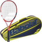 Babolat Boost Strike + Yellow Club Bag Tennis Starter Bundle -