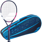 Babolat Boost Aero W + Blue Club Bag Tennis Starter Bundle -