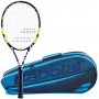 121222-142-751202-146-BNDL Babolat Evoke 102 Blue Club Bag Tennis Starter Bundle