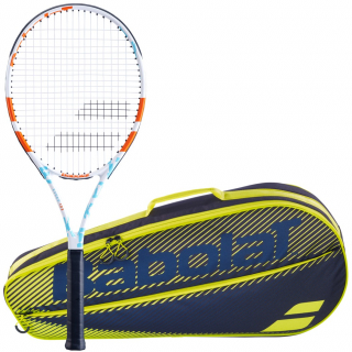 121225-197-751202-142-BNDL Babolat Evoke 102 W Yellow Club Bag Tennis Starter Bundle