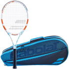 Babolat Evoke 102 W + Blue Club Bag Tennis Starter Bundle  -