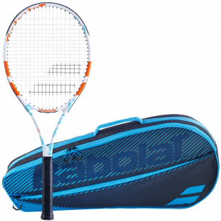 121225-197-751202-146-BNDL Babolat Evoke 102 W Blue Club Bag Tennis Starter Bundle 