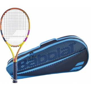 121226-100-BlueBag Babolat Boost Aero Rafa + Blue Club Bag Tennis Bundle