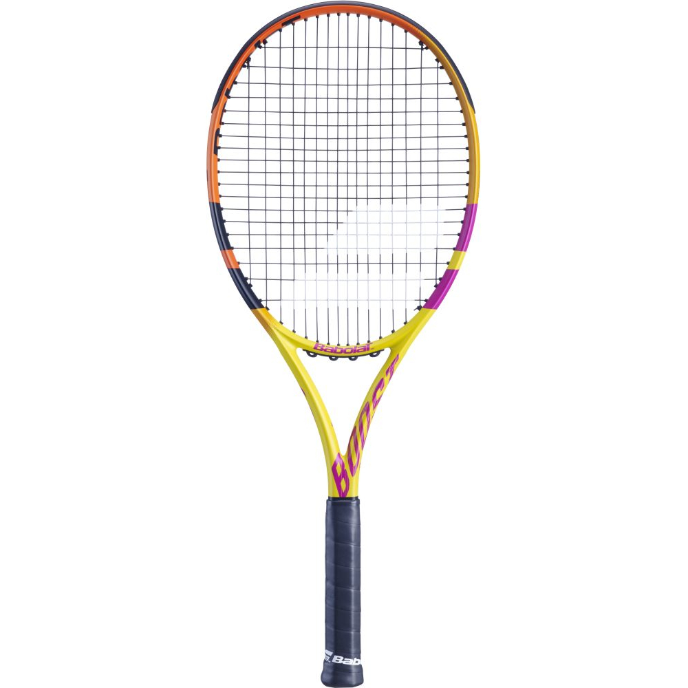 121226-100 Babolat Boost Aero Rafa Tennis Racquet (Yellow/Orange/Purple)