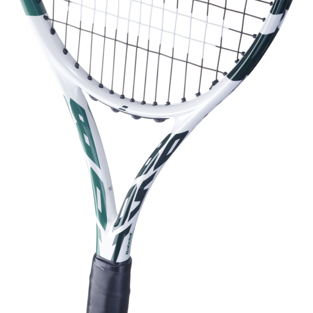 121230 Babolat Boost Wimbledon Tennis Racquet (White) - Flat