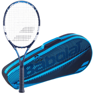 121236-100-751202-146-BNDL Babolat Eagle Tennis Racquet + Blue Club Bag Tennis Starter Bundle