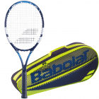 Babolat Eagle Tennis Racquet + Yellow Club Bag Tennis Starter Bundle -