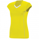 Augusta Women’s Blash Short Sleeve Tennis Jersey (Yellow) -