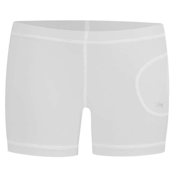 Sofibella Women's Ball Pocket Tennis Shorties (White) Do It Tennis