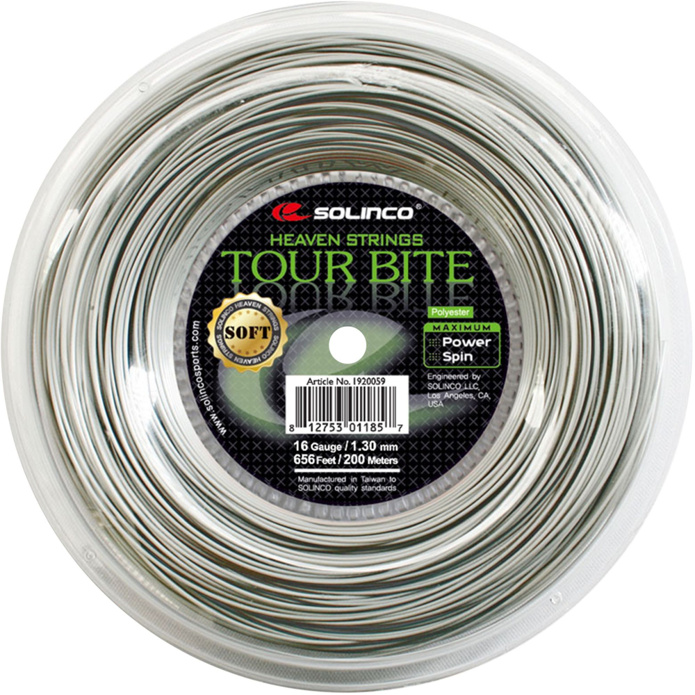1920097 Solinco Tour Bite Soft 18g Tennis String (Reel)