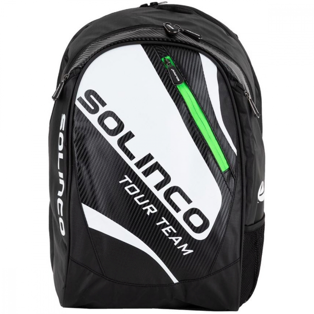 1920138 Solinco Tour Tennis Backpack (Black/White)
