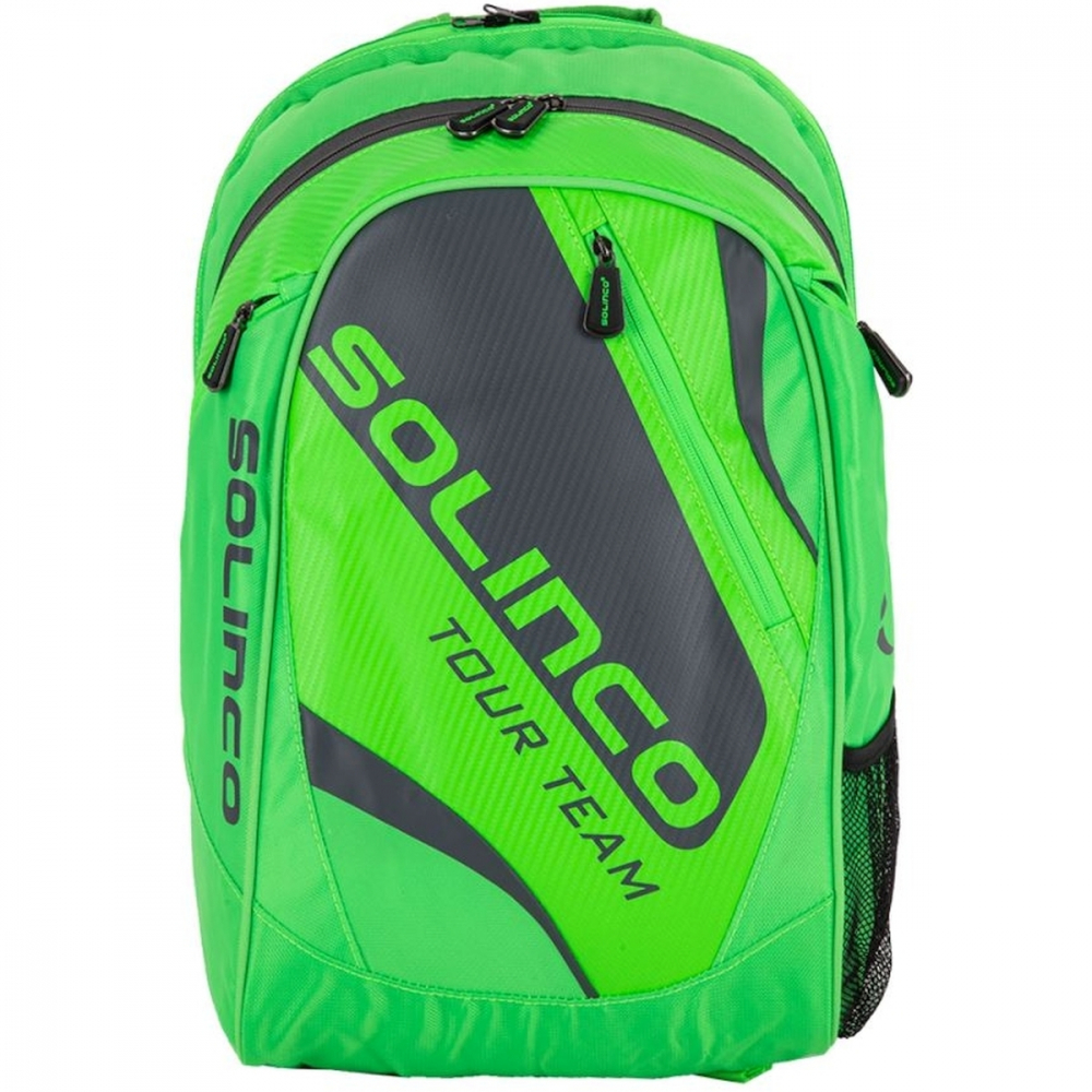 1920222 Solinco Tour Tennis Backpack (Full Neon Green)