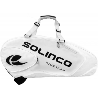 1920382 Solinco Tour 6 Pack Tennis Racquet Bag (Whiteout)