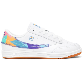 1TM01376-162 Fila Men's Tennis 88 '90s Tennis Shoes (White/Electric Purple/Gum)