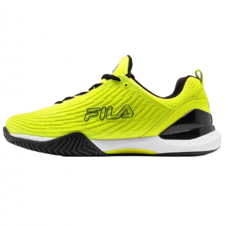 1TM01778-702 Fila Men's Speedserve Energized Tennis Shoes (Safety Yellow/Black/White) Left