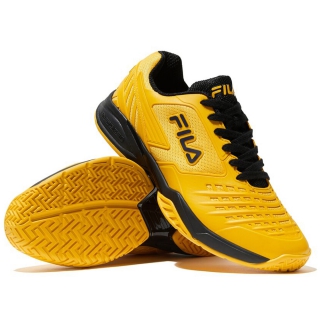 fila black and gold shoes