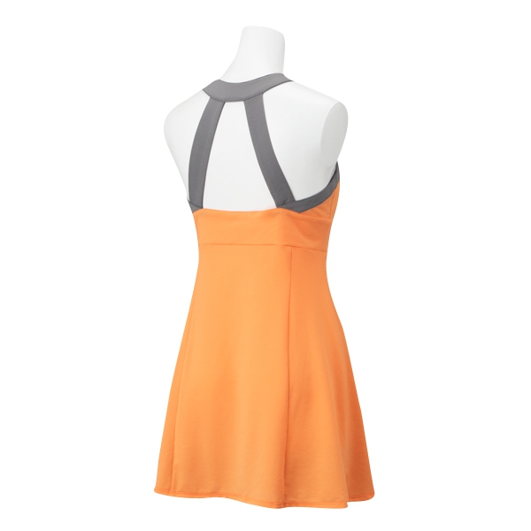 Yonex Women's Bencic World Tour Tennis Dress (Light Orange) Do It Tennis