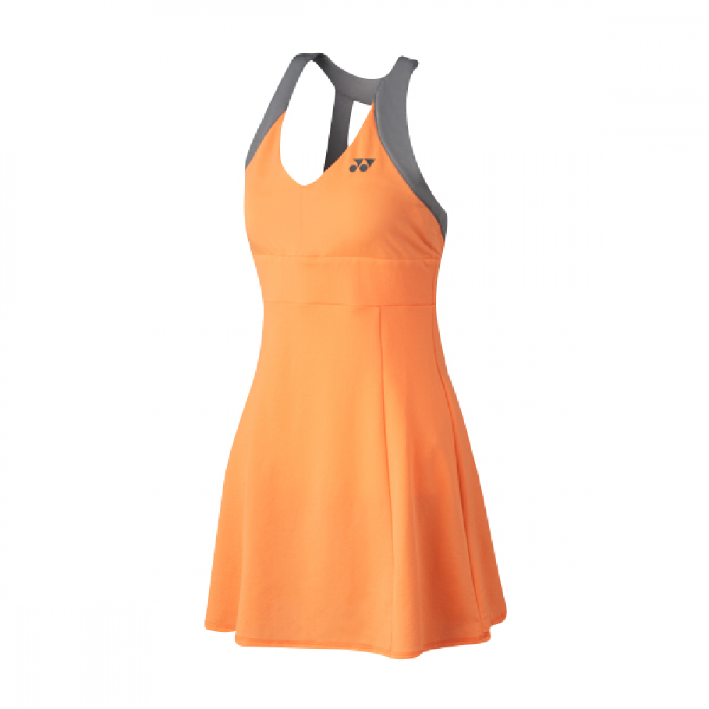 Yonex Women's Bencic World Tour Tennis Dress (Light Orange)