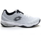 Lotto Men’s Mirage 300 II Clay Tennis Shoes (White/Black/Vapor Gray) -