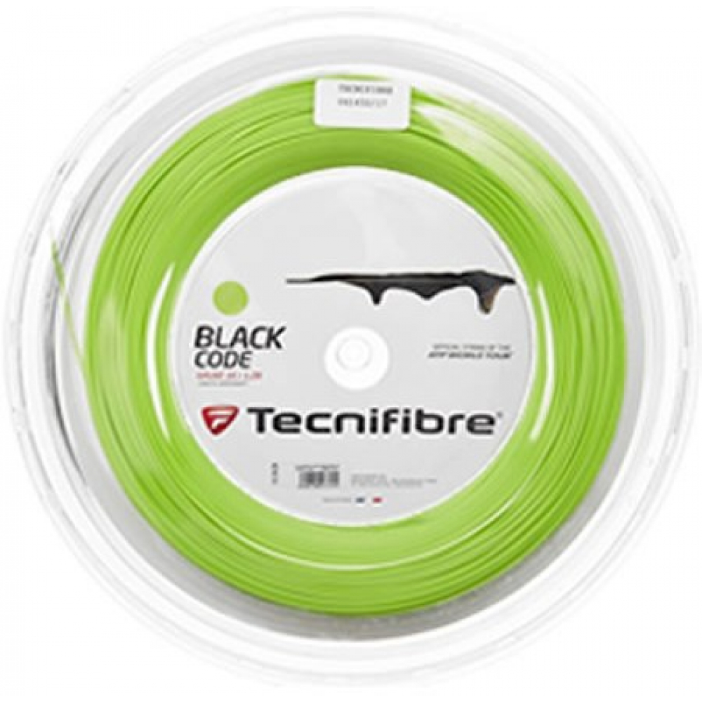 Tecnifibre Black Code Lime 17g Tennis String (Reel)