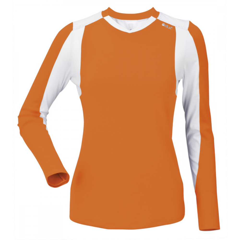 DUC Roll Women's Longsleeve (Orange/ White)
