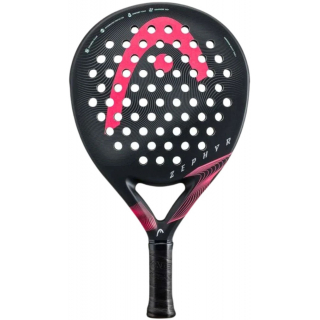 225033-CP Head Zephyr Padel Racket (Black/Pink)