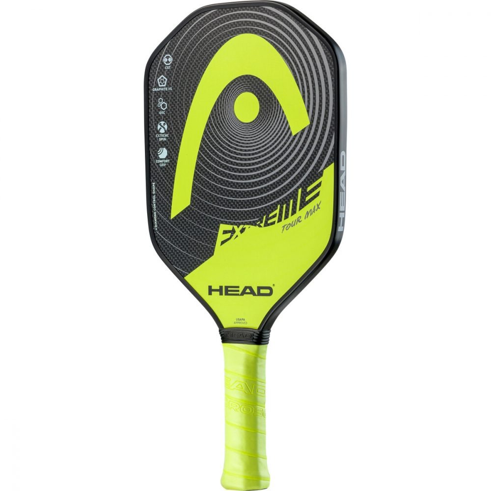 226501 HEAD Extreme Tour MAX Pickleball Paddle (Yellow)