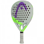 228182 Head Gravity Elite Padel Racket (Grey/Green/Purple) - Angle