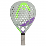 228182 Head Gravity Elite Padel Racket (Grey/Green/Purple) - Face