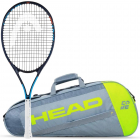 Head Ti Instinct Comp Tennis Racquet Bundled w a Core 3R Pro Tennis Racquet Bag -