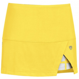 DUC Peek-A-Boo Women's Power Skirt (Gold/ White)