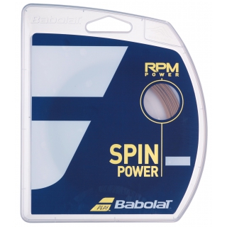 Babolat RPM Power 17g Tennis String Set (Electric Brown)