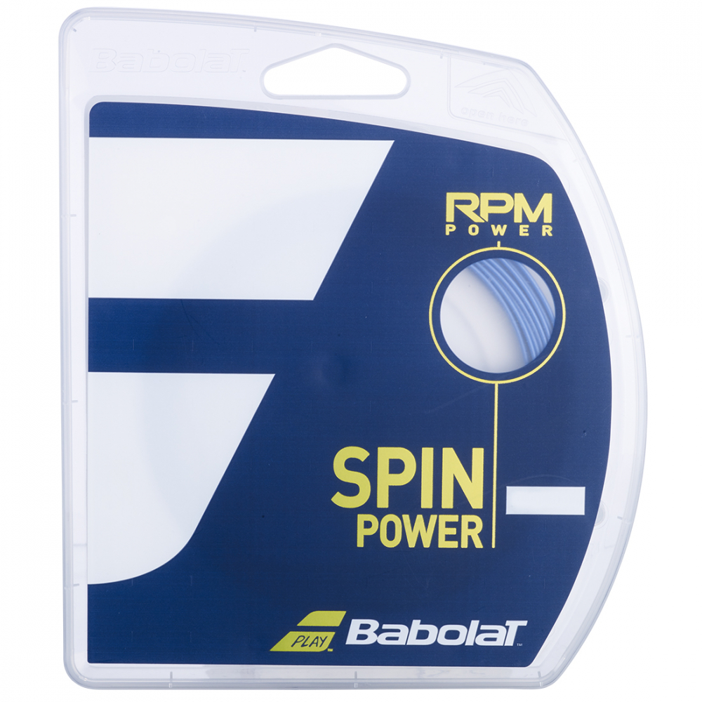 Babolat RPM Power 17g Tennis String Set (Electric Blue)