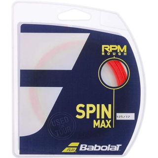 241140-201 Babolat Rpm Rough Tennis String (Fluo Red)