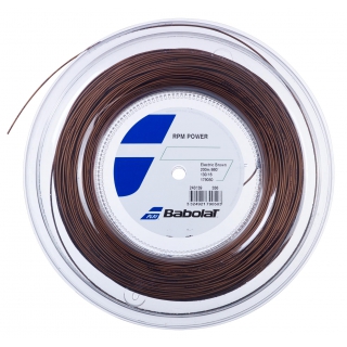 Babolat RPM Power 16g Tennis String Reel (Electric Brown)