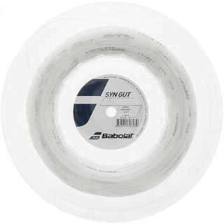 243144-101 Babolat Synthetic Gut White Tennis String (Reel)